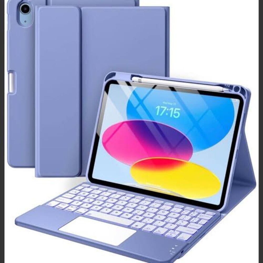 Wireless Keyboard Case for iPad 10th Gen & iPad 2025